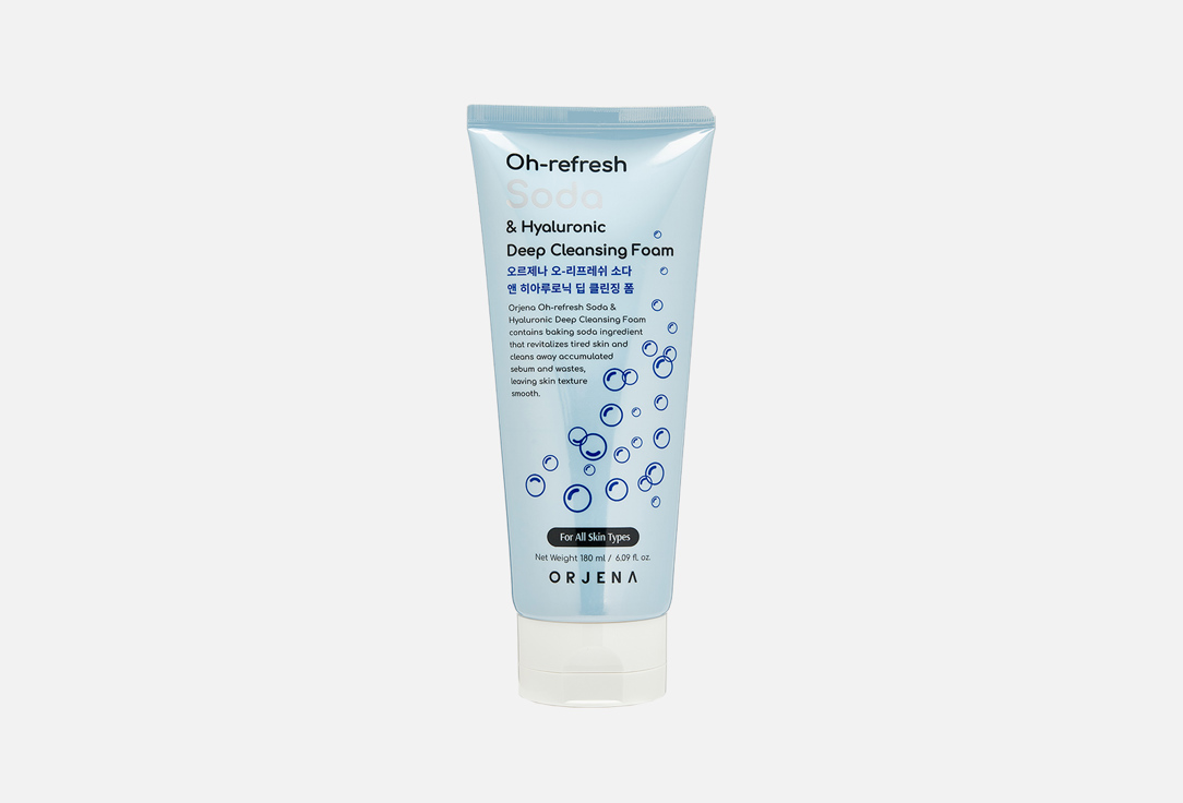 ORJENA Face Cleansing Foam Oh-Refresh Soda & Hyaluronic Deep