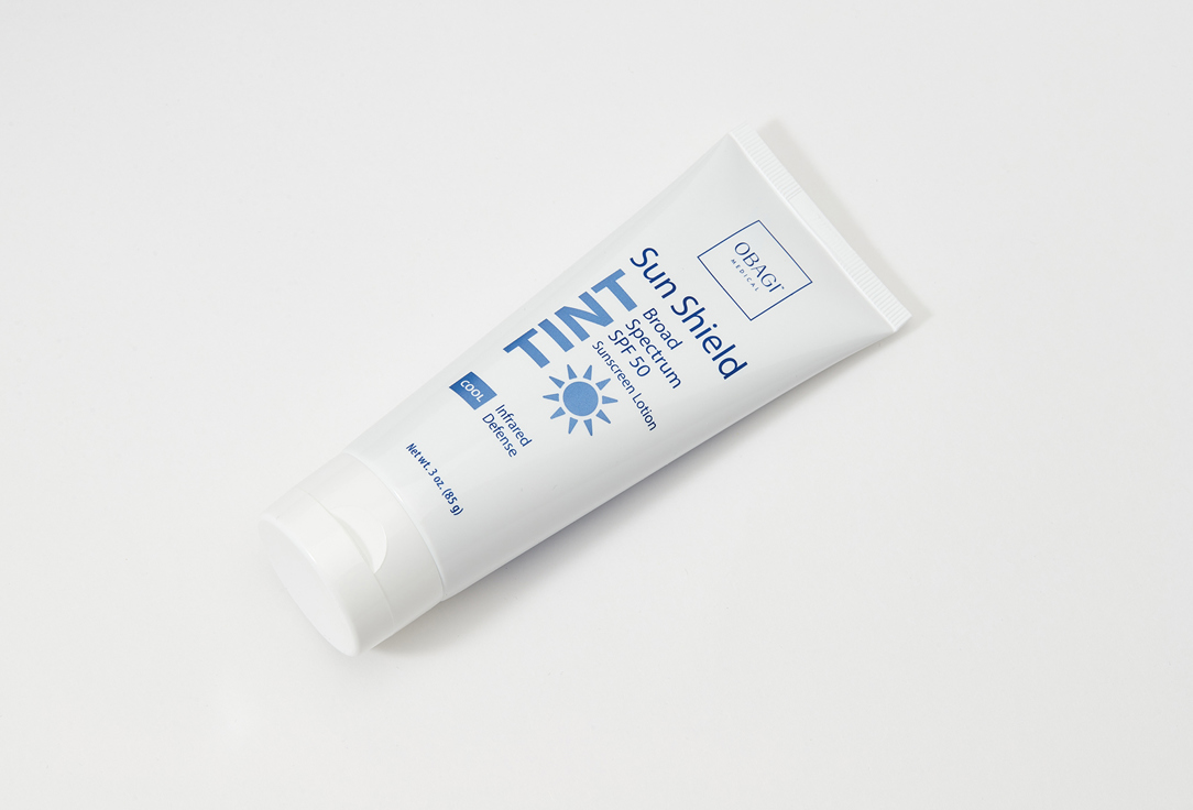 Obagi Tinted face sunscreen lotion SPF 50+ Sun Shield Tint Broad Spectrum
