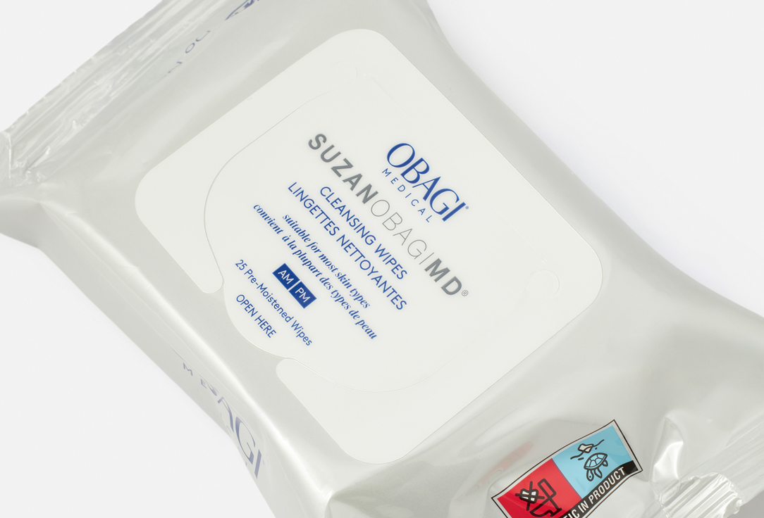 Obagi Cleansing & Makeup Removing Wipes SUZANOBAGIMD