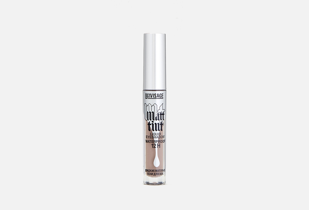 LUXVISAGE Liquid Matte Eye Shadow Matt tint waterproof 12H 104, Cool taupe 3 g LUXVISAGE Liquid Matte Eye Shadow Matt tint waterproof 12H