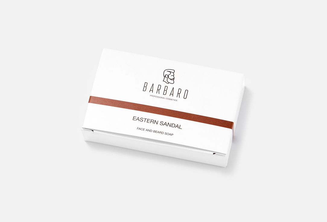 BARBARO Face & Beard Soap Eastern sandal