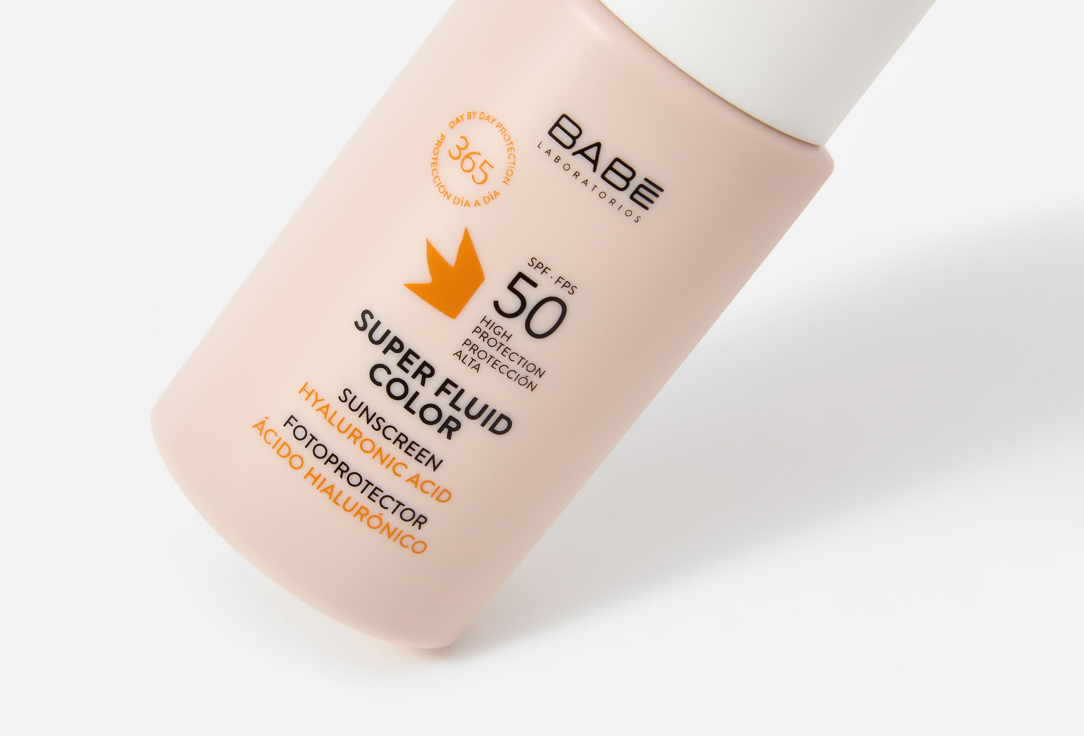 Laboratorios Babe FACE TINTED SUNSCREEN FLUID SPF50 SUPER color