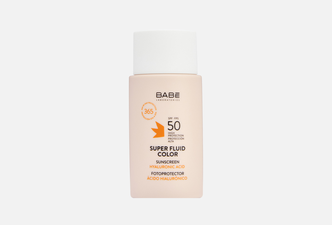 Laboratorios Babe FACE TINTED SUNSCREEN FLUID SPF50 SUPER color