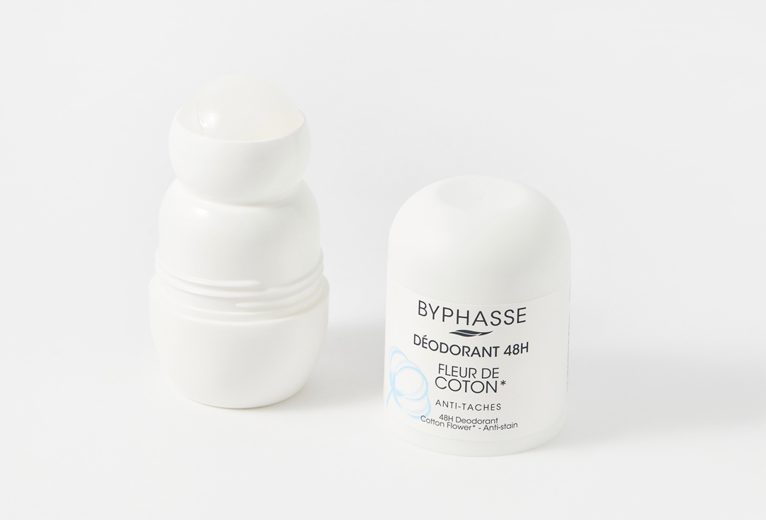 BYPHASSE 48H Roll-on Deodorant Cotton Flower