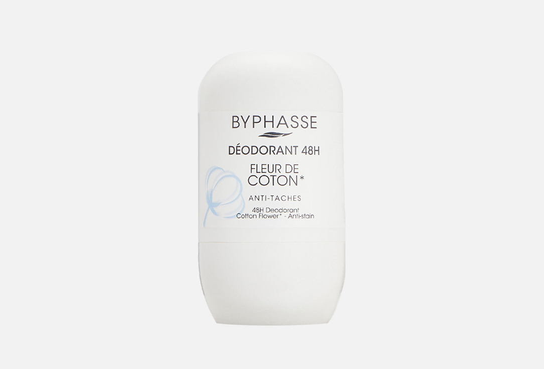 BYPHASSE 48H Roll-on Deodorant Cotton Flower