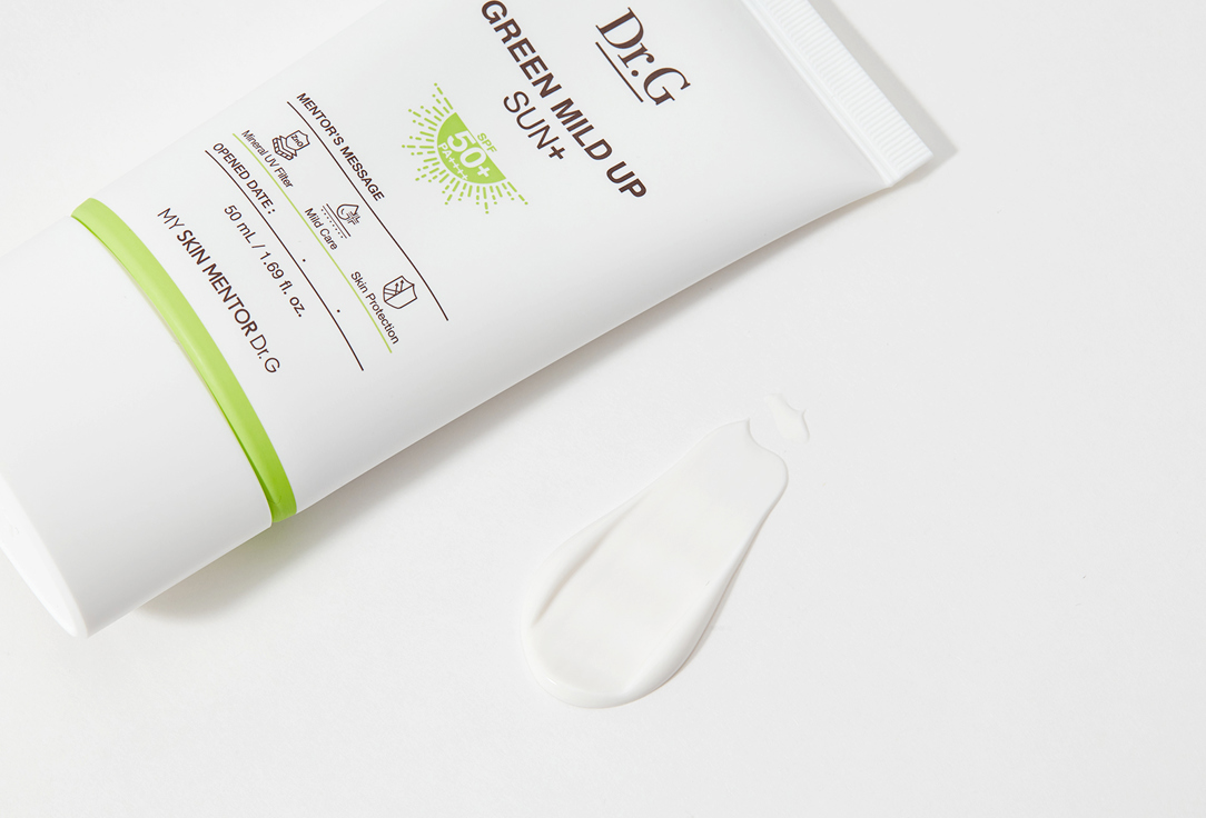 Dr.G Moisturizing Face Cream SPF 50+ GREEN MILD UP SUN+