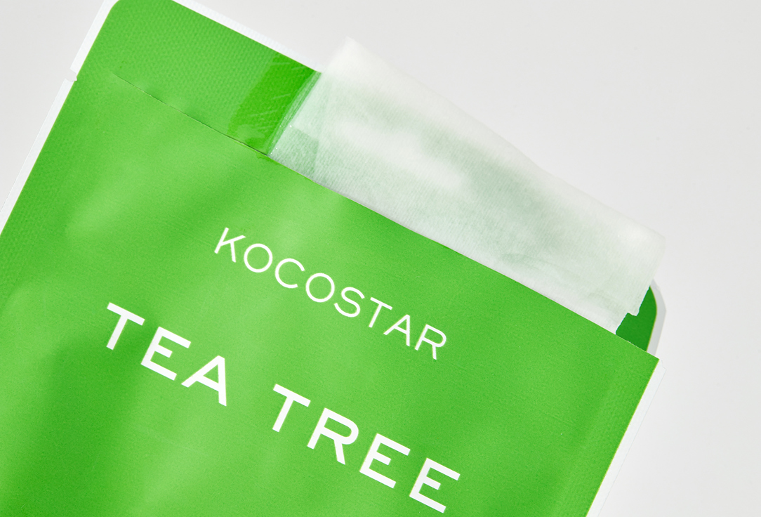 Kocostar Smoothing Face Sheet mask Tea Tree 1 pcs Kocostar Smoothing Face Sheet mask Tea Tree