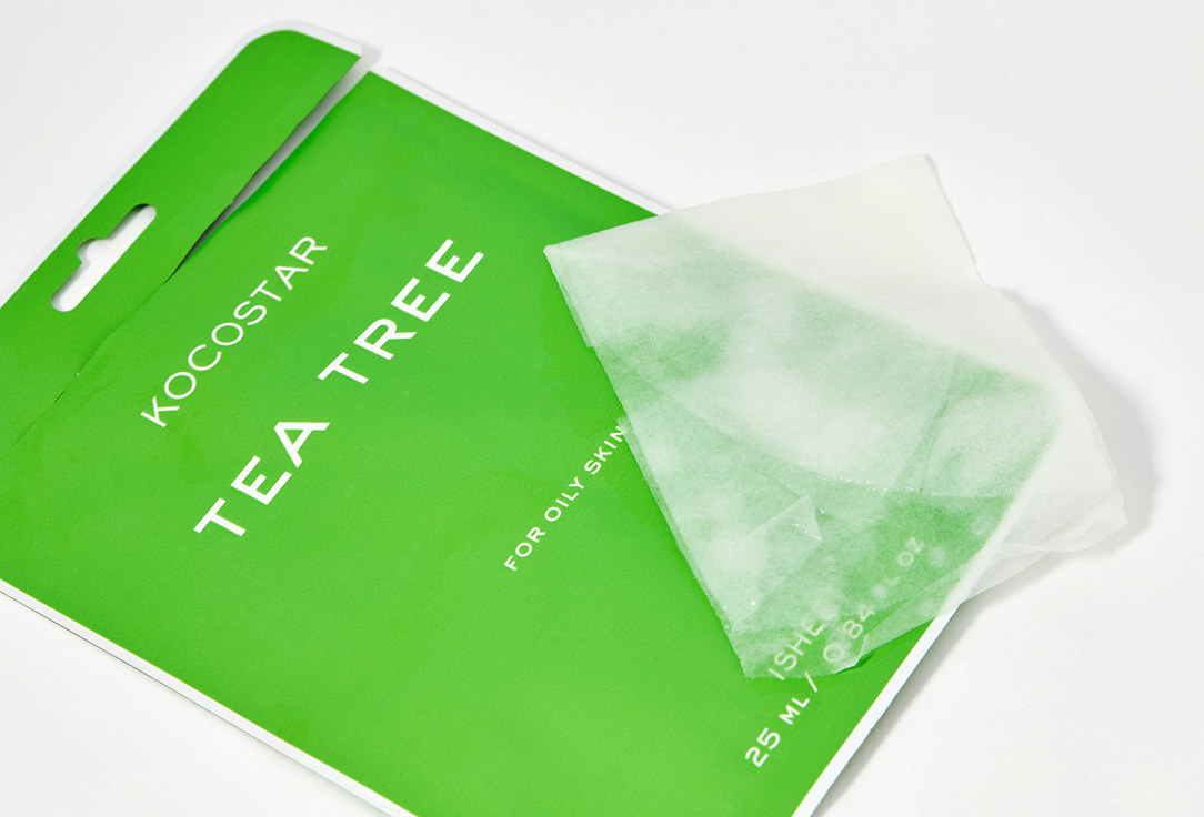 Kocostar Smoothing Face Sheet mask Tea Tree 1 pcs Kocostar Smoothing Face Sheet mask Tea Tree
