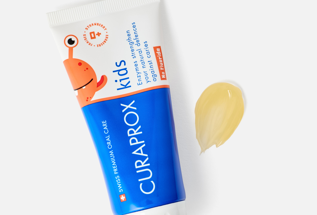 Curaprox Kids toothpaste strawberry Kids 60 ml Curaprox Kids toothpaste strawberry Kids