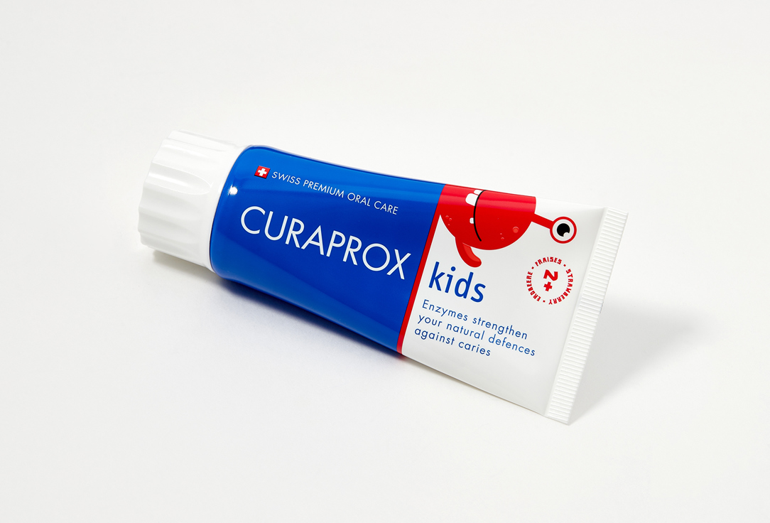 Curaprox Kids toothpaste strawberry Kids 60 ml Curaprox Kids toothpaste strawberry Kids