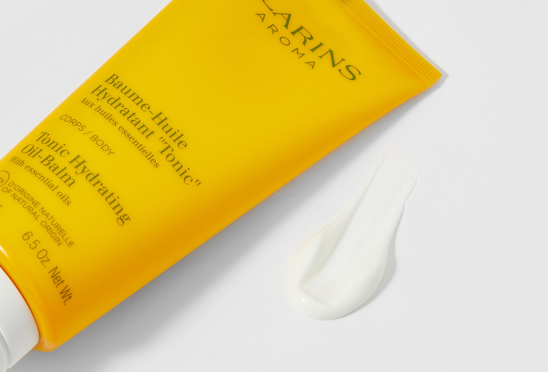Clarins INVIGORATING BODY BALM with Essential Oils Tonic Hydrating Oil-Balm