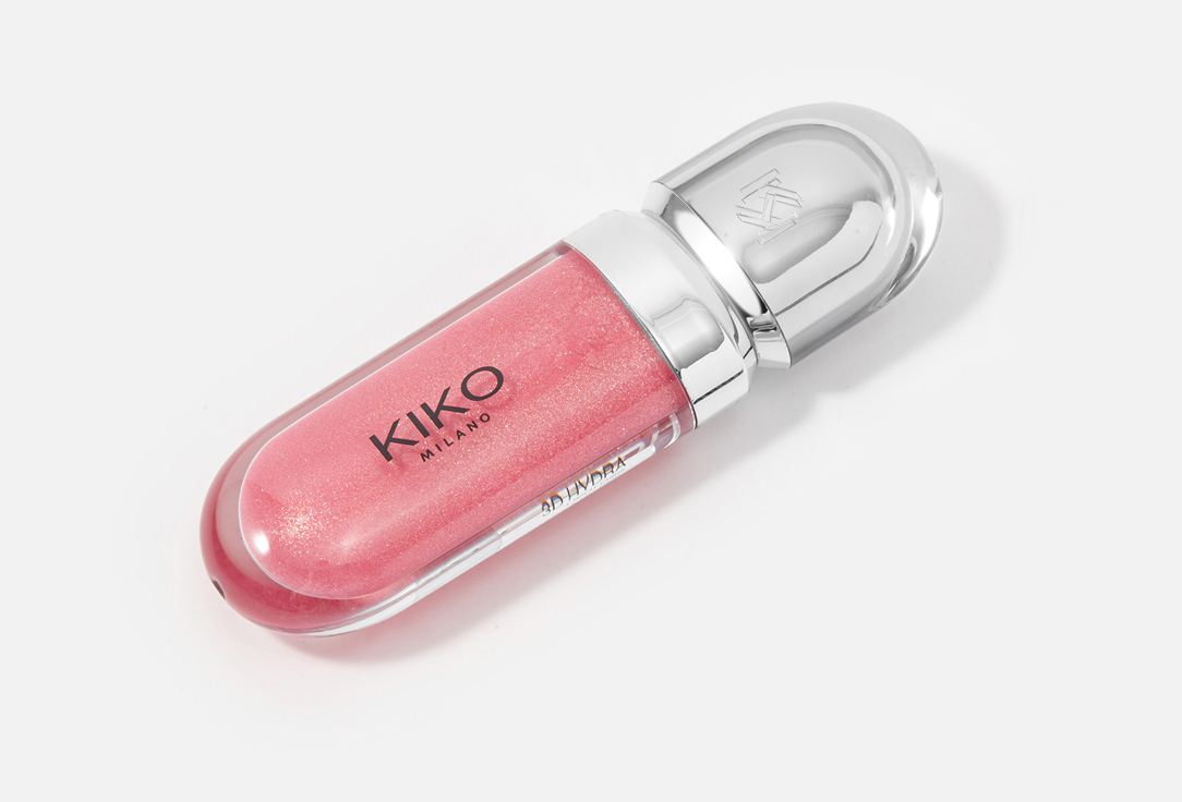 KIKO Milano moisturising glossy lip gloss 3D Hydra 26, Sparkling hibiscus pink 6.5 ml KIKO Milano moisturising glossy lip gloss 3D Hydra