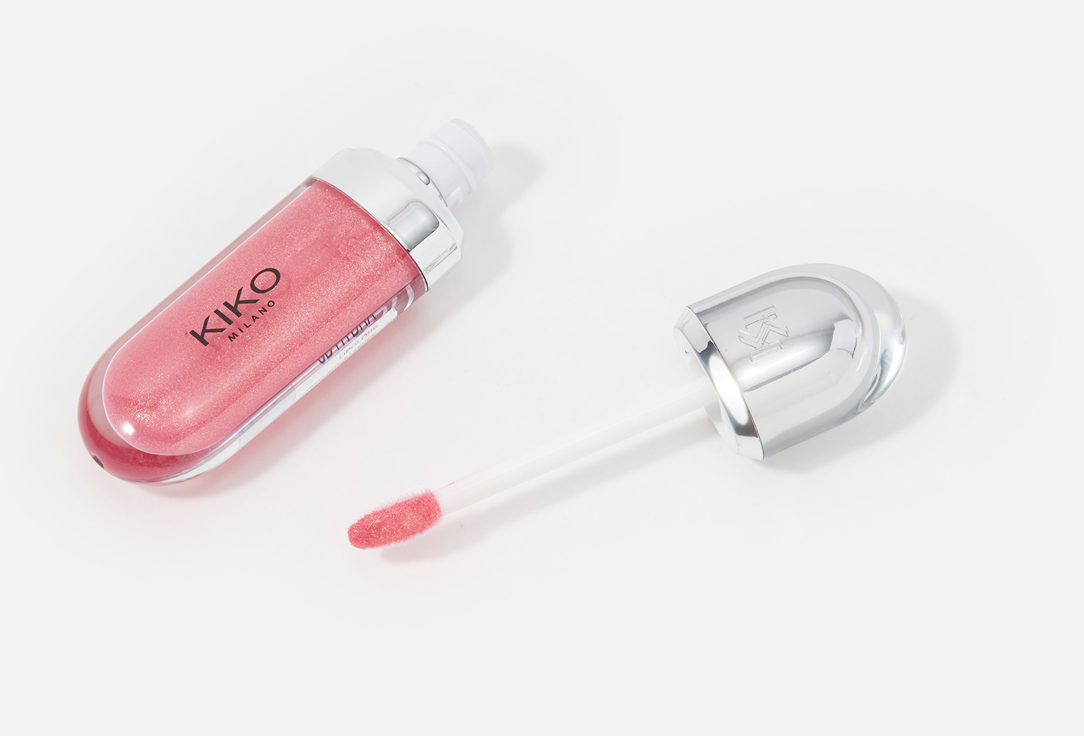 KIKO Milano moisturising glossy lip gloss 3D Hydra 26, Sparkling hibiscus pink 6.5 ml KIKO Milano moisturising glossy lip gloss 3D Hydra