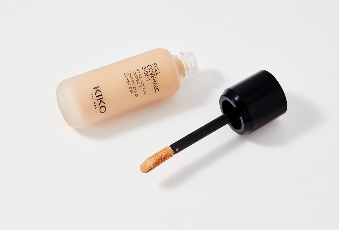 KIKO Milano Тональная основа-корректор для лица Full coverage 2-in-1