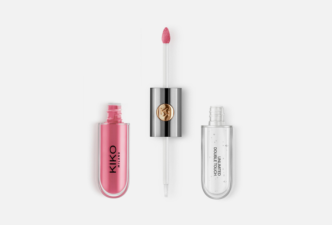 KIKO Milano Liquid lipstick & Gloss Unlimited Double Touch 119, Rhododendron pink 6 ml KIKO Milano Liquid lipstick & Gloss Unlimited Double Touch