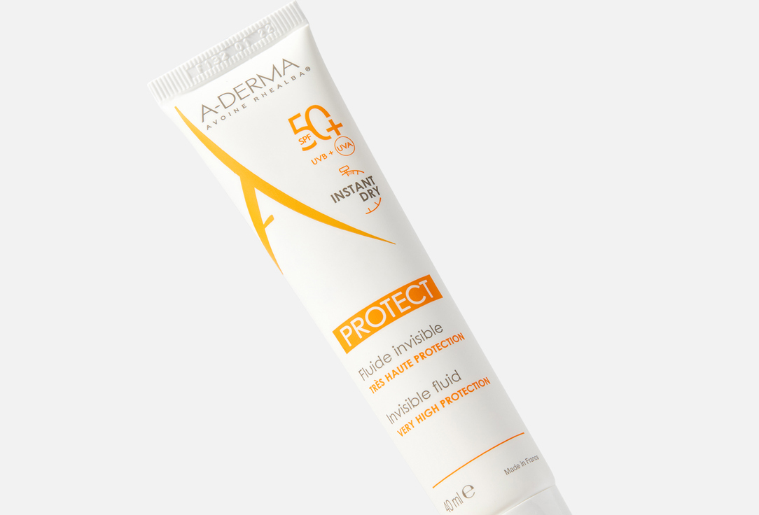 A-Derma Sunscreen fluid SPF50+ Protect Invisible Fluid 40 ml A-Derma Sunscreen fluid SPF50+ Protect Invisible Fluid