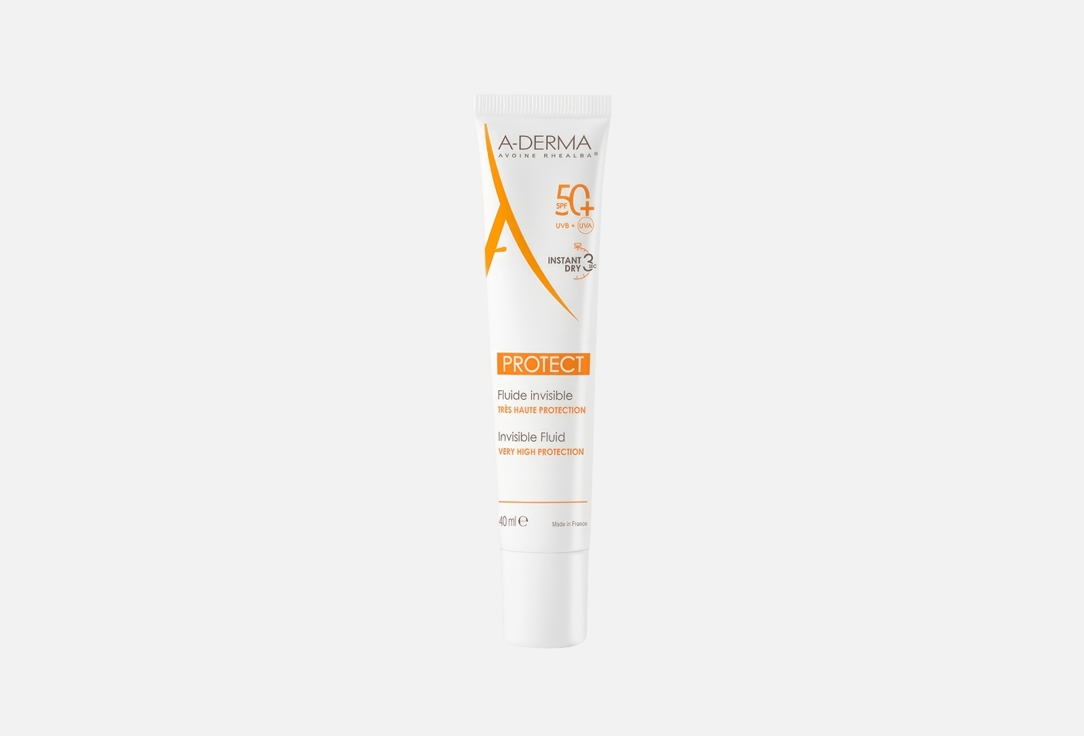 A-Derma Sunscreen fluid SPF50+ Protect Invisible Fluid 40 ml A-Derma Sunscreen fluid SPF50+ Protect Invisible Fluid