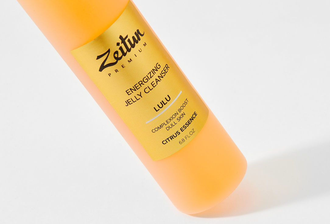 Zeitun Energizing Face Cleansing Gel LULU with Vitamin C & Mandarin 200 ml Zeitun Energizing Face Cleansing Gel LULU with Vitamin C & Mandarin