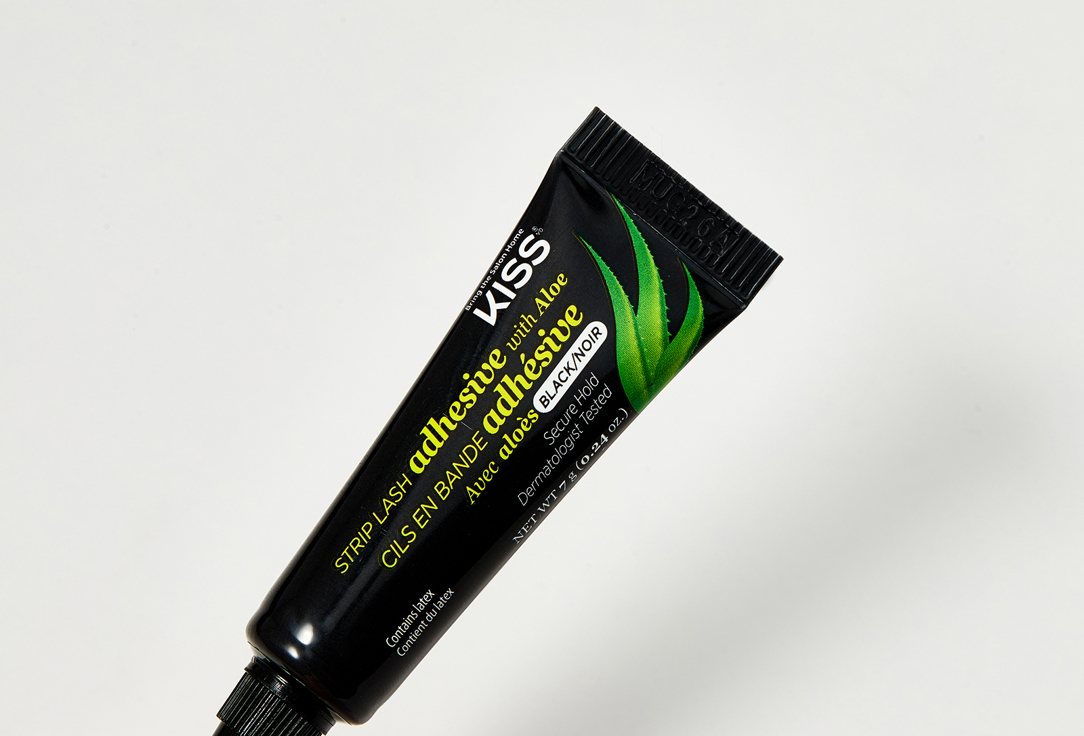 KISS NEW YORK Professional Glue for false eyelashes Strip Lash Adhesive with Aloe Black 7 g KISS NEW YORK Professional Glue for false eyelashes Strip Lash Adhesive with Aloe
