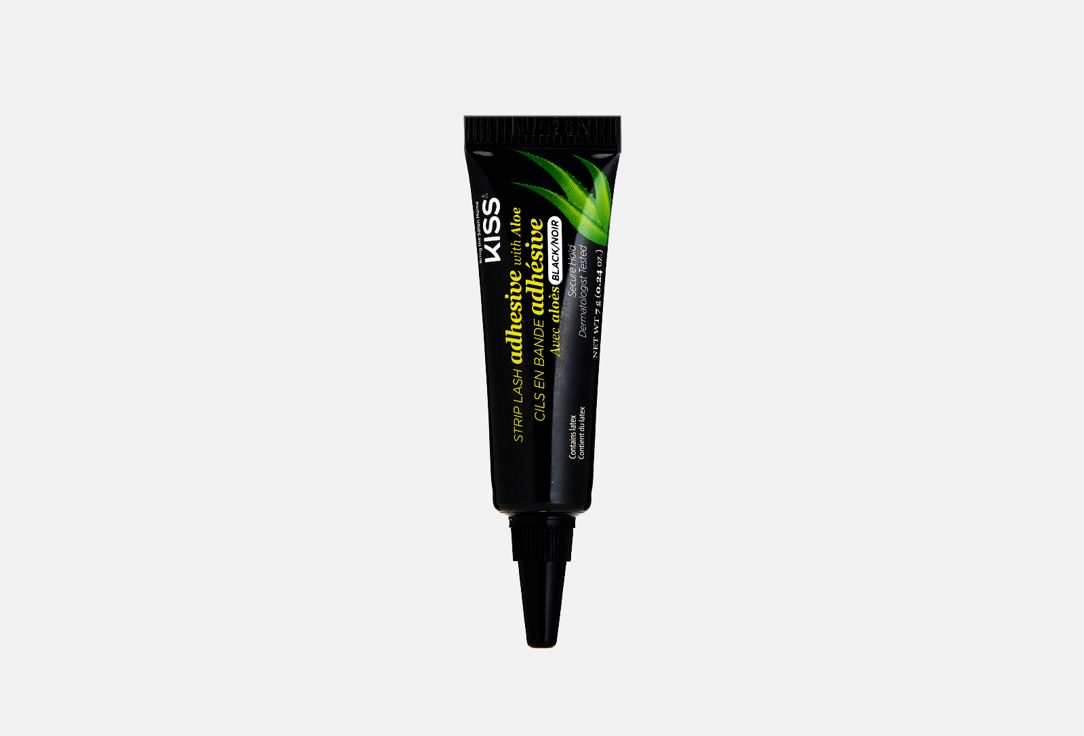 KISS NEW YORK Professional Glue for false eyelashes Strip Lash Adhesive with Aloe Black 7 g KISS NEW YORK Professional Glue for false eyelashes Strip Lash Adhesive with Aloe