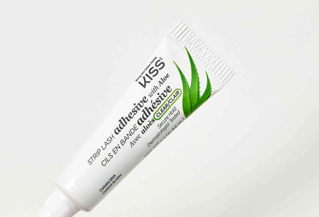 KISS NEW YORK Professional Glue for false eyelashes Strip Lash Adhesive with Aloe Transparent 7 g KISS NEW YORK Professional Glue for false eyelashes Strip Lash Adhesive with Aloe