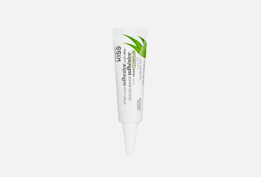 KISS NEW YORK Professional Glue for false eyelashes Strip Lash Adhesive with Aloe Transparent 7 g KISS NEW YORK Professional Glue for false eyelashes Strip Lash Adhesive with Aloe
