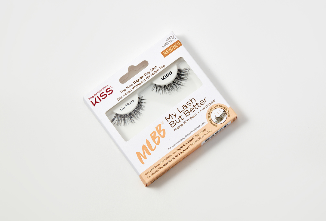 KISS NEW YORK Professional False Eyelashes My Lash But Better Mbm03 1 pairs KISS NEW YORK Professional False Eyelashes My Lash But Better