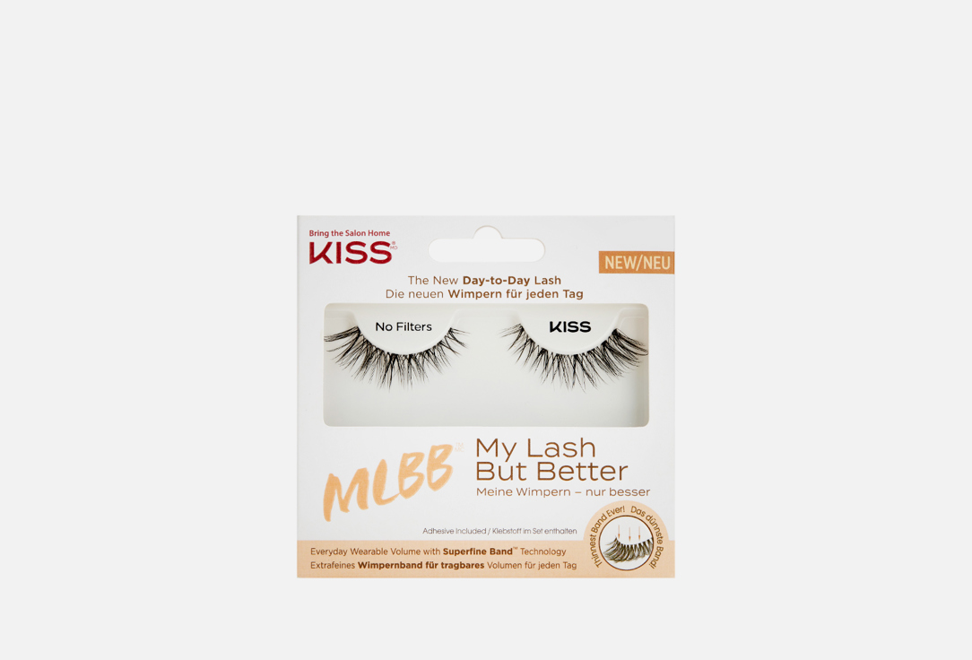 KISS NEW YORK Professional False Eyelashes My Lash But Better Mbm03 1 pairs KISS NEW YORK Professional False Eyelashes My Lash But Better