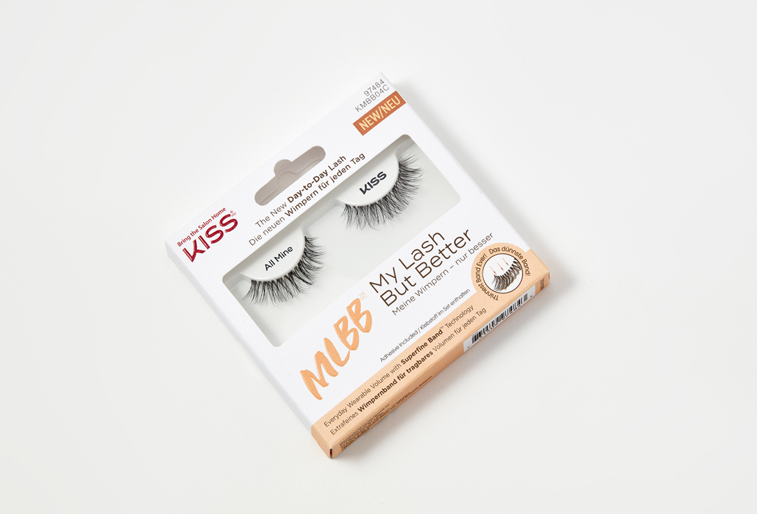KISS NEW YORK Professional False Eyelashes My Lash But Better 1 pcs KISS NEW YORK Professional False Eyelashes My Lash But Better