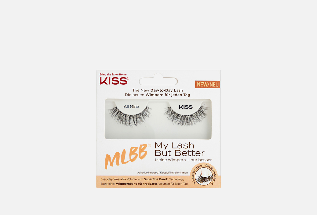 KISS NEW YORK Professional False Eyelashes My Lash But Better 1 pcs KISS NEW YORK Professional False Eyelashes My Lash But Better