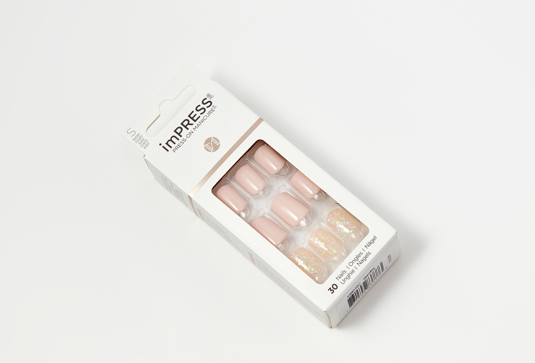 KISS NEW YORK Professional False Nails imPRESS Short Length