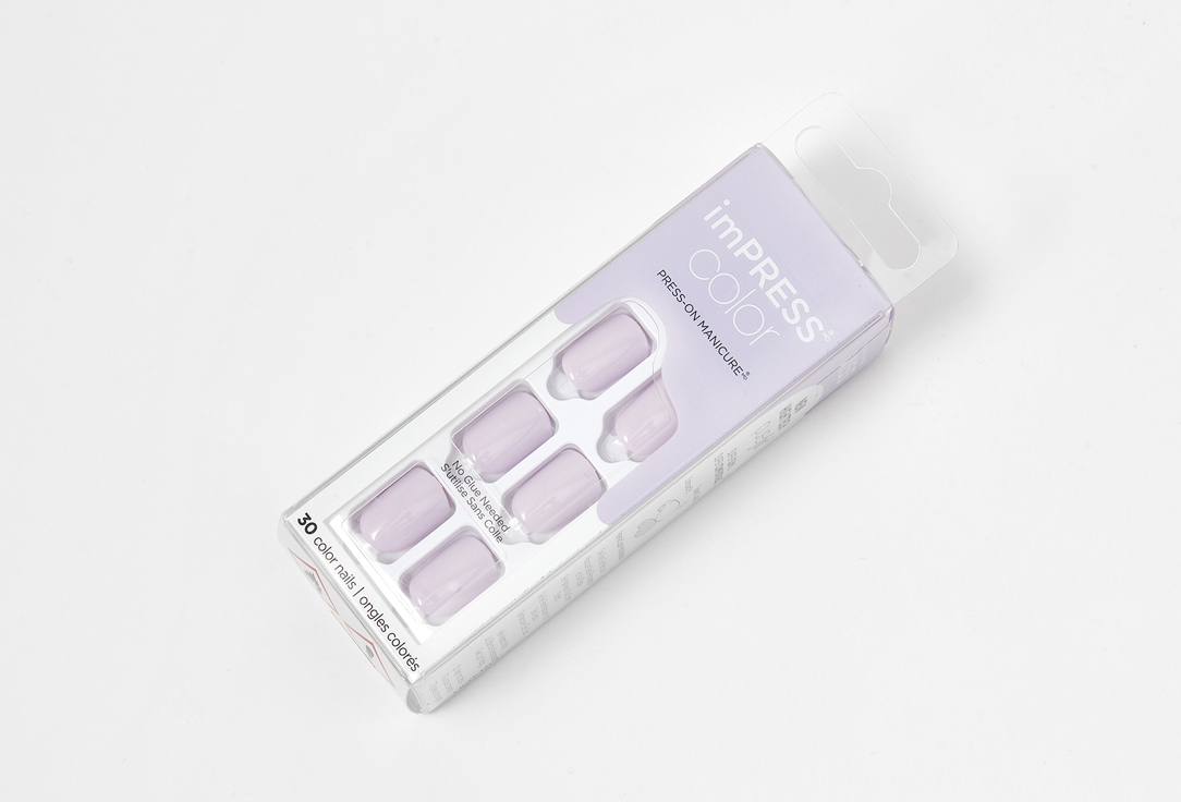 KISS NEW YORK Professional press-on gel nails Impress Color Picture Purple