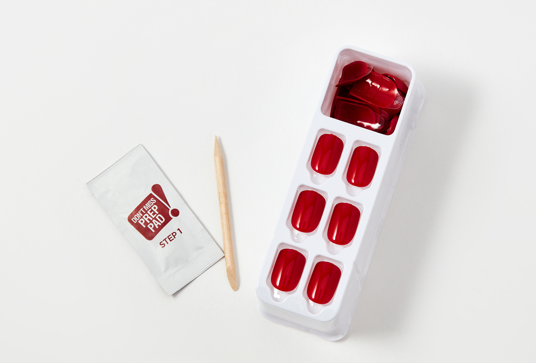 KISS NEW YORK Professional Press-on gel nails imPRESS Color Reddy or Not