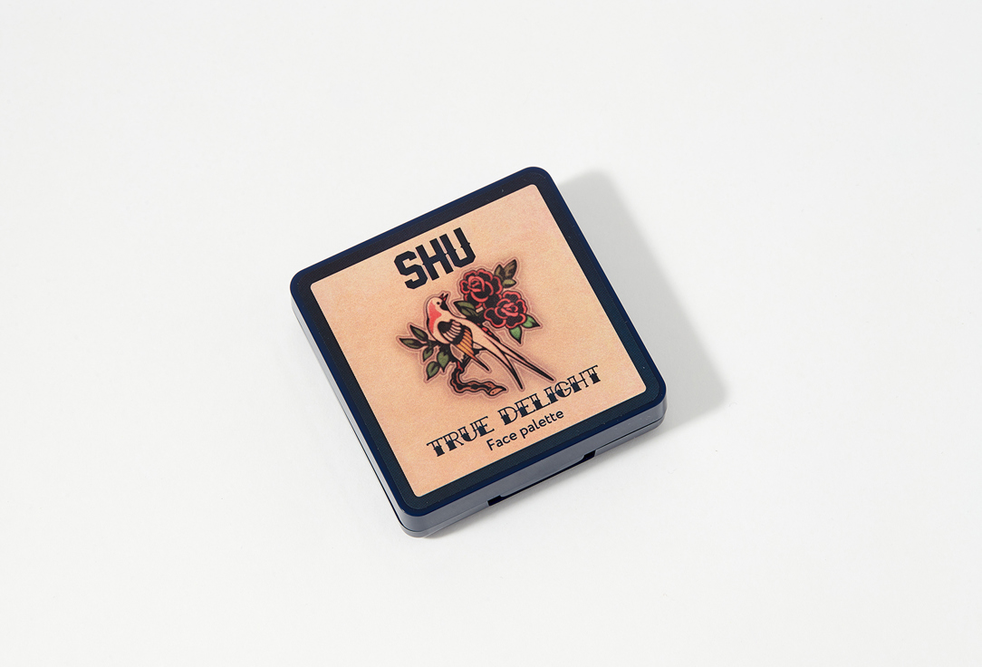 SHU Face Palette TRUE DELIGHT 332, Rose Beige Highlighter + Blush 10 g SHU Face Palette TRUE DELIGHT