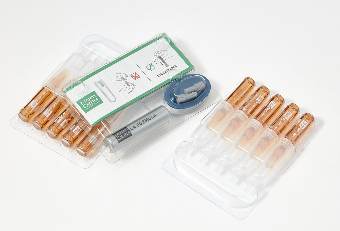 Martiderm Anti-aging face Ampoules Platinum night renew 10 pcs Martiderm Anti-aging face Ampoules Platinum night renew