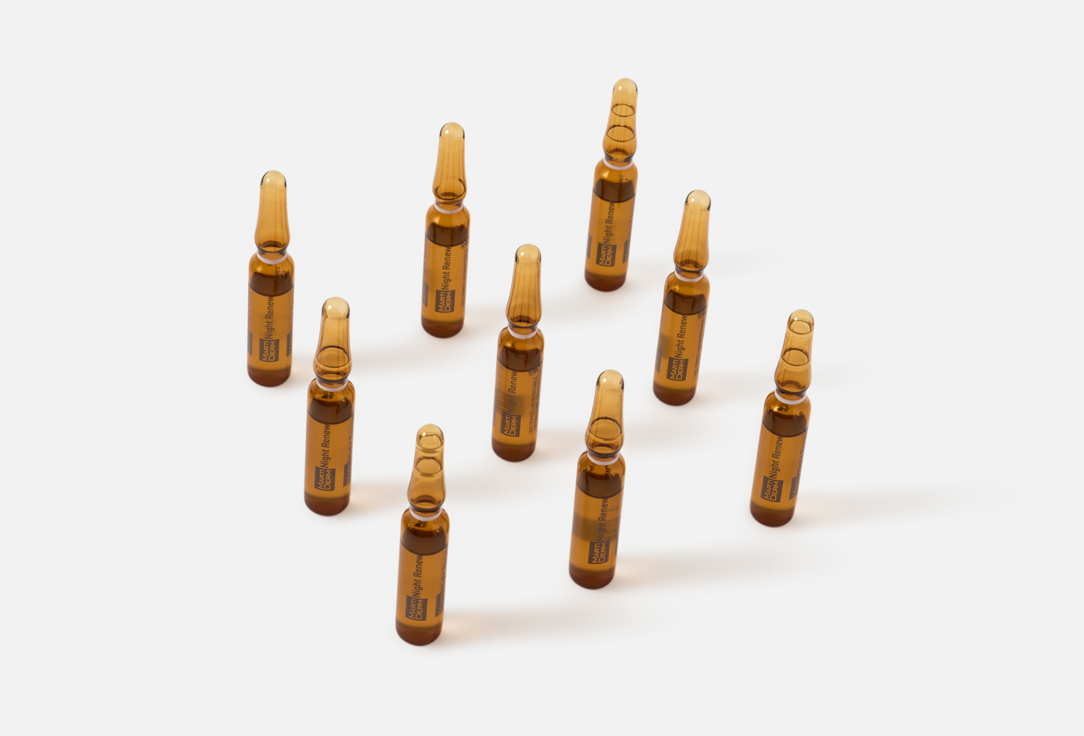 Martiderm NIGHT face ampoules Platinum renew