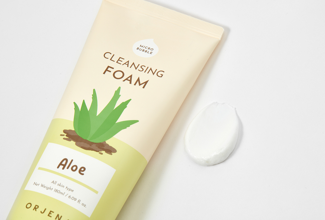 ORJENA Face Cleansing Foam Smile Day Aloe 180 ml ORJENA Face Cleansing Foam Smile Day Aloe