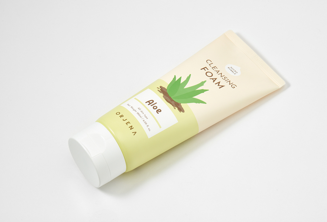 ORJENA Face Cleansing Foam Smile Day Aloe 180 ml ORJENA Face Cleansing Foam Smile Day Aloe