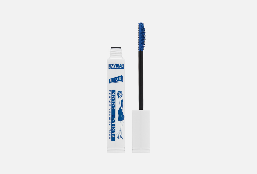 LUXVISAGE Mascara PERFECT COLOR fan of fluffy lashes Blue 8 g LUXVISAGE Mascara PERFECT COLOR fan of fluffy lashes
