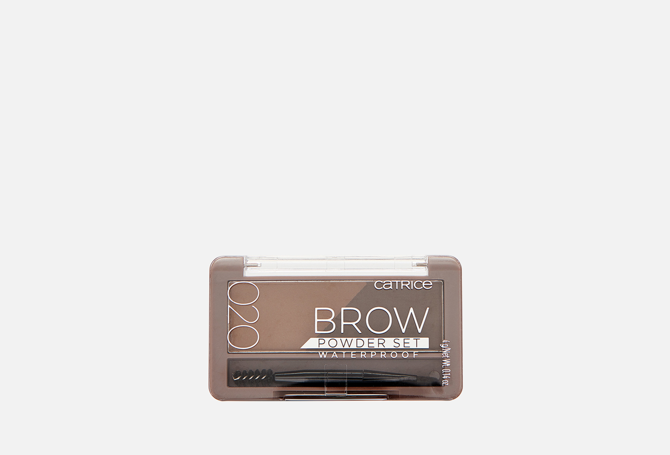 Brow Powder Waterproof Set 4 020, Ash brown