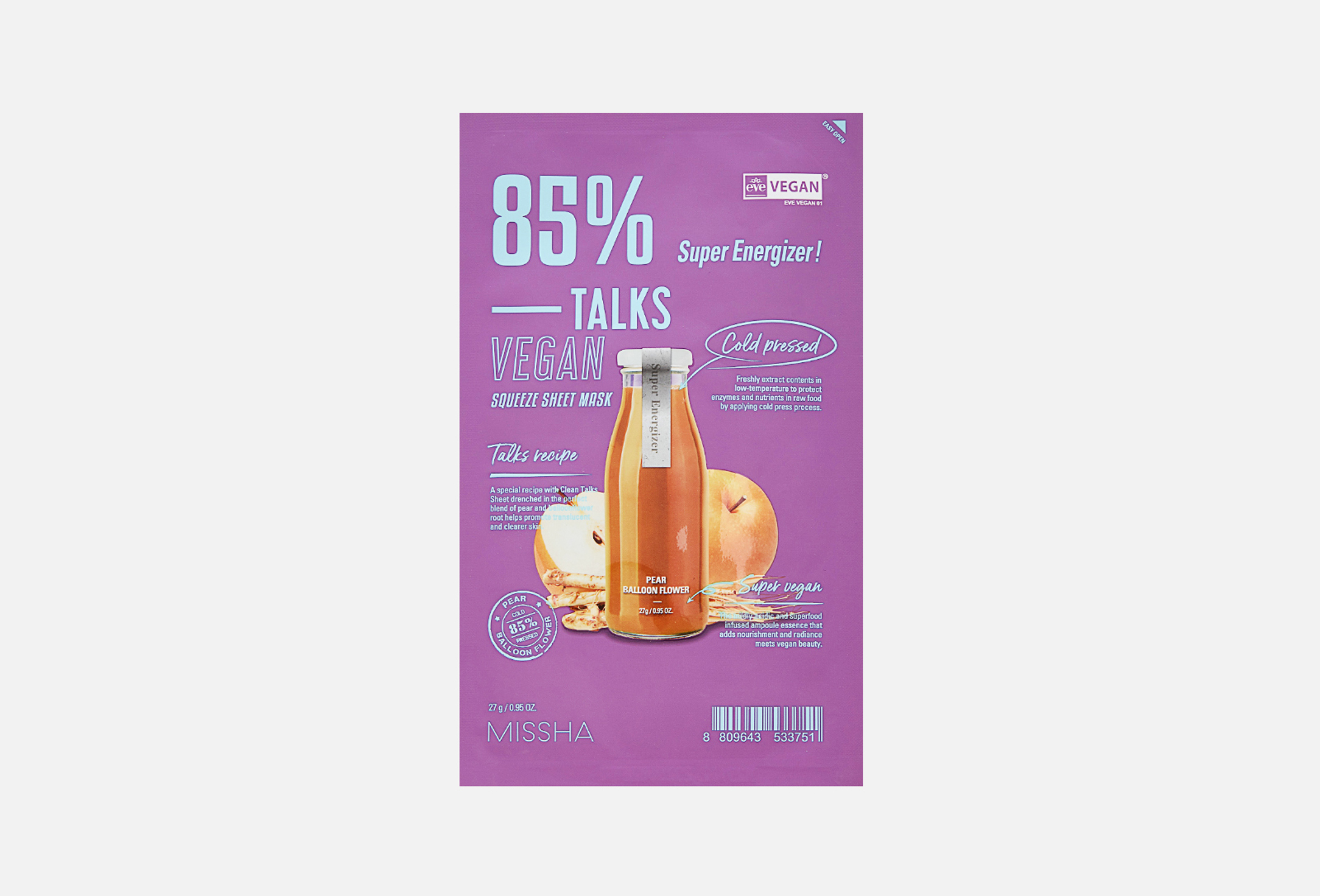 Talks Vegan Squeeze Super Energizer 1