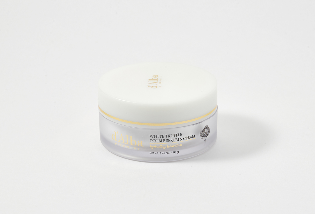 d'Alba Face Cream White Truffle Double Serum & Cream