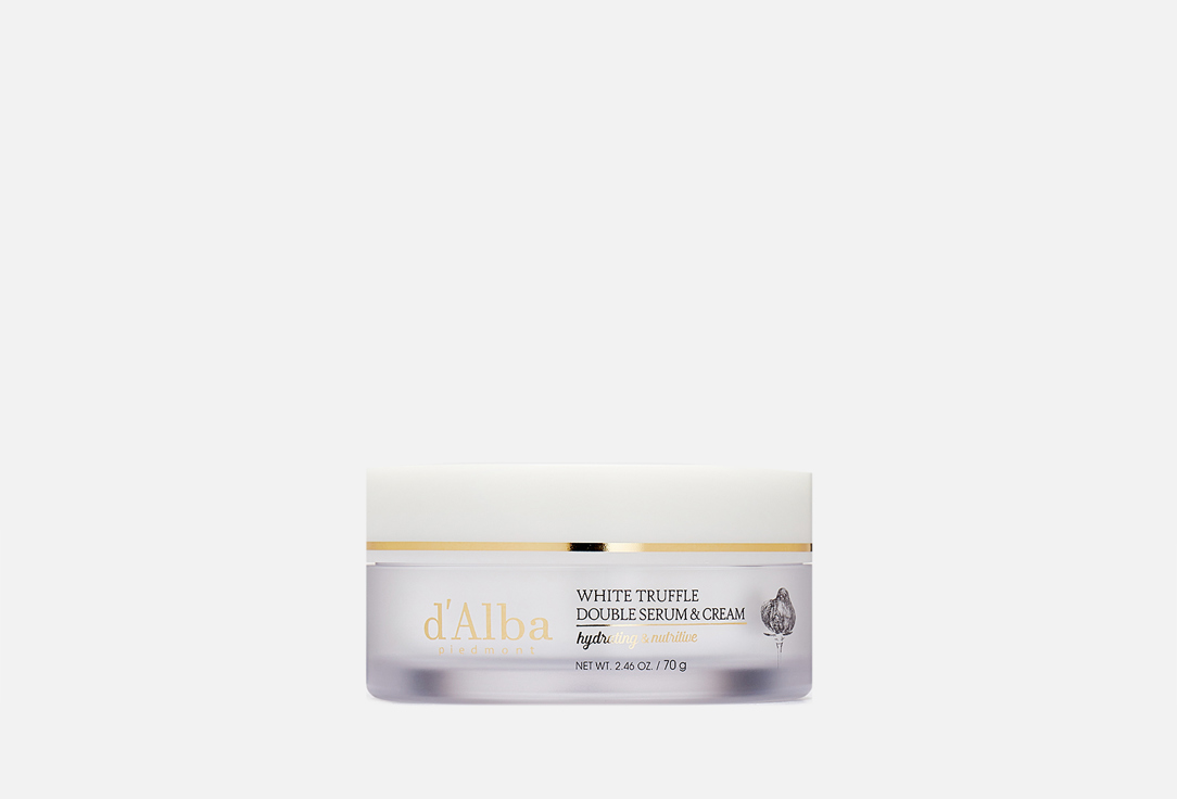 d'Alba Face Cream White Truffle Double Serum & Cream