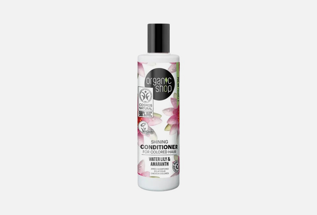 Organic Shop Shining Conditioner For Colored Hair Water Lily & Amaranth