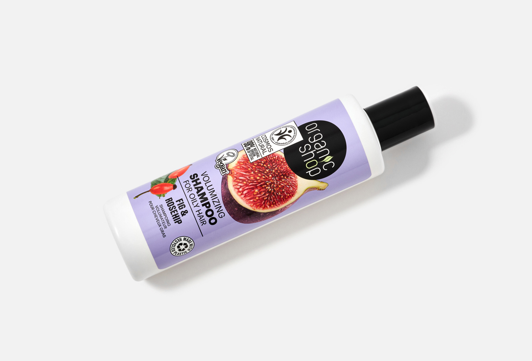 Organic Shop Volumizing Shampoo For Oily Hair Fig & Rosehip