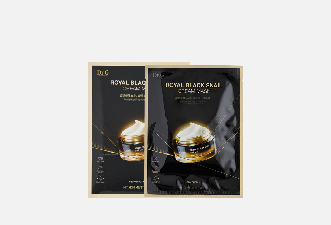 Dr.G Hydrating & Renewing Face Mask ROYAL BLACK SNAIL CREAM MASK