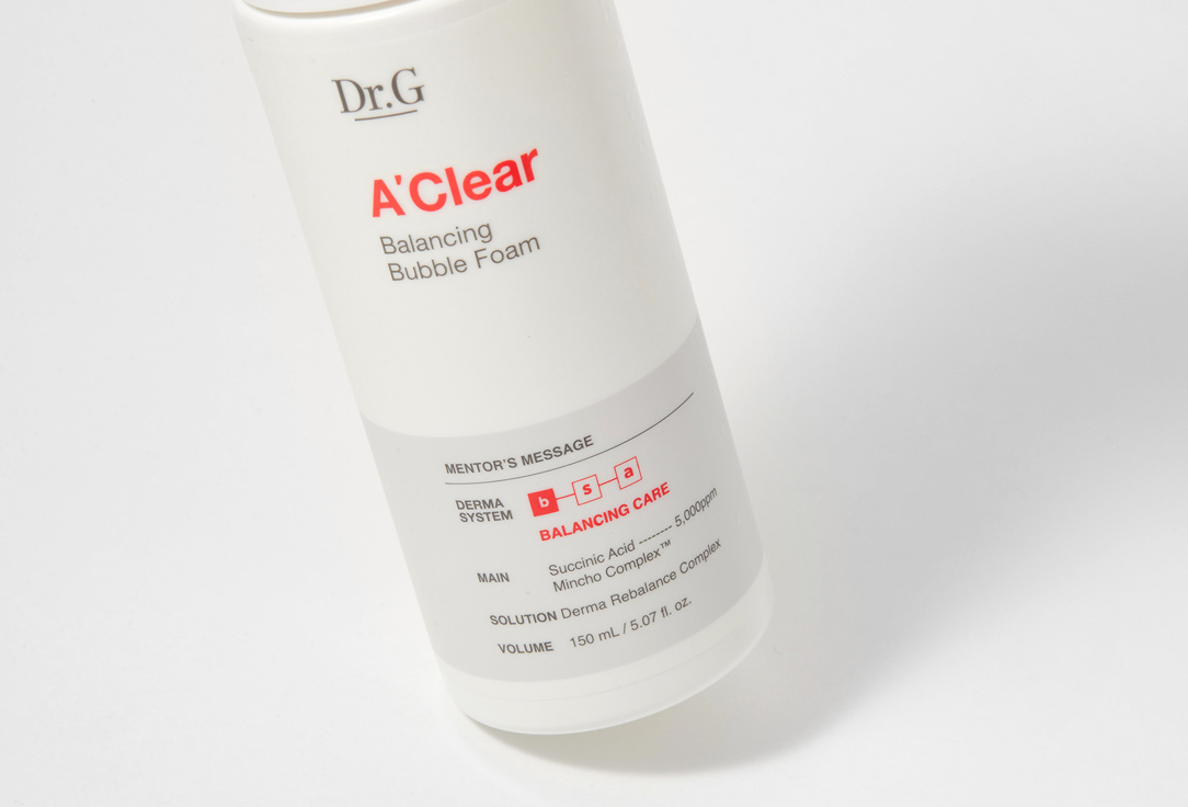 Dr.G Cleansing Face Foam A'CLEAR BALANCING BUBBLE FOAM