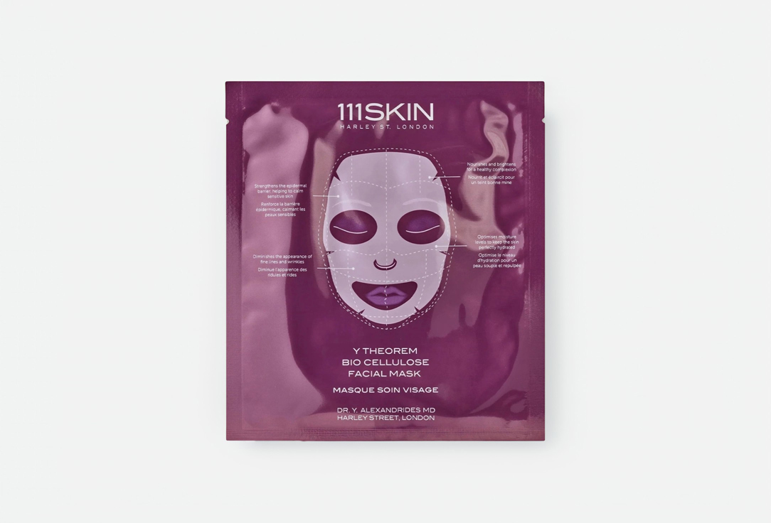 111SKIN Rejuvenating Face Sheet Mask Pack Y Theorem Bio cellulose Facial Mask