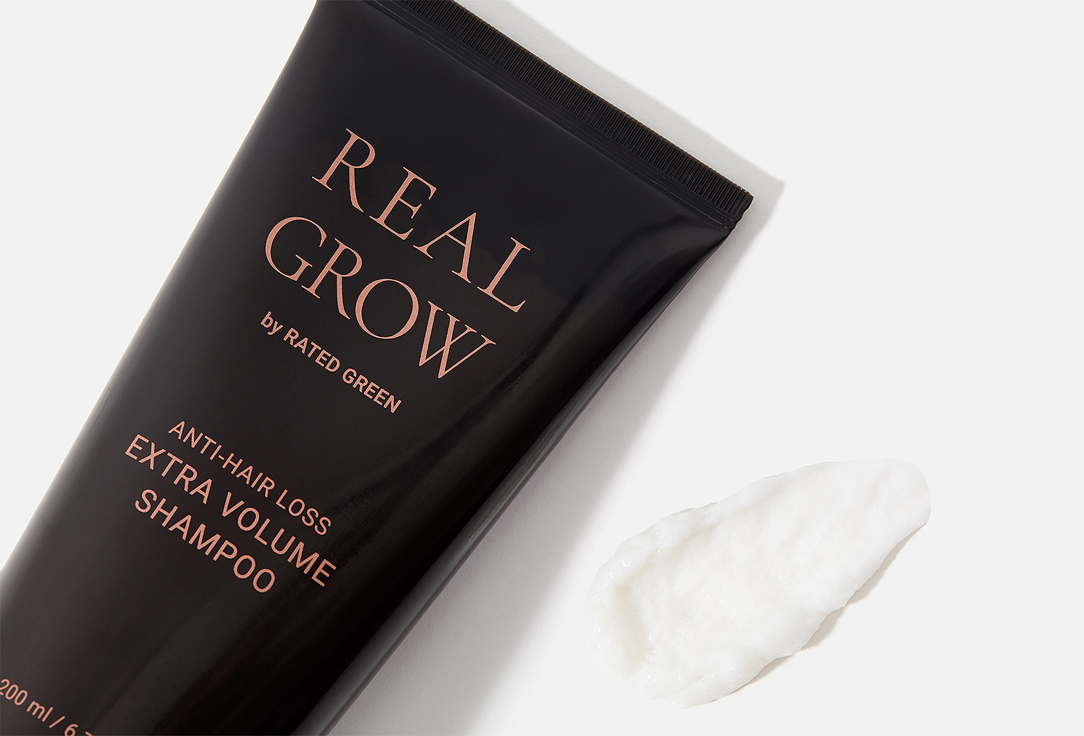 RATED GREEN Volumizing Shampoo REAL GROW Anti-Hair Loss Extra Volume Shampoo 200 ml RATED GREEN Volumizing Shampoo REAL GROW Anti-Hair Loss Extra Volume Shampoo