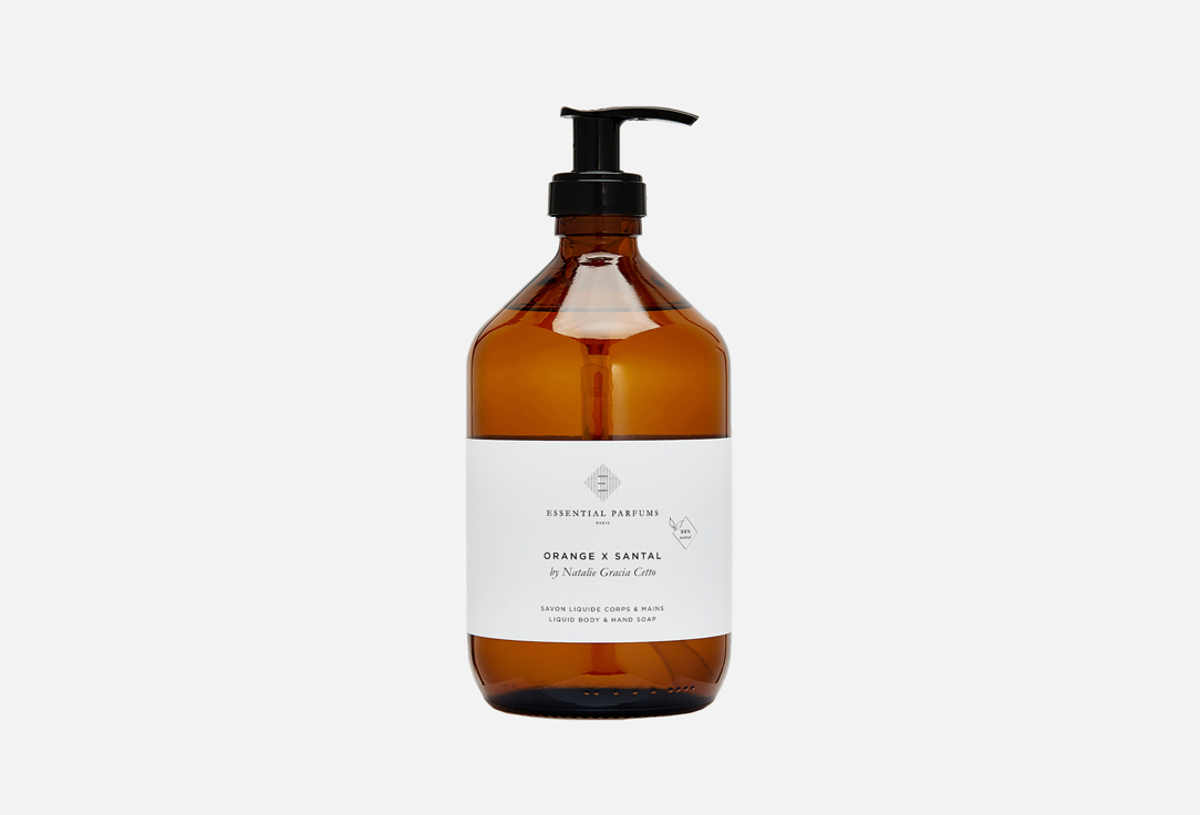 ESSENTIAL PARFUMS PARIS Hand and Body Soap Orange x santal 500 ml ESSENTIAL PARFUMS PARIS Hand and Body Soap Orange x santal